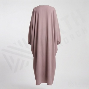 Venta al por Mayor de Abayas Islámicas Modestas, Vestidos para Mujer, Nuevo Modelo Thobe Thawb, Logotipo Personalizado, Ropa de Moda de Algodón Puro - Product Image 2
