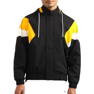 เสื้อแจ็คเก็ตกันลมสำหรับผู้ชายคุณภาพดีที่สุด บริการ OEM กันน้ำ เป็นมิตรกับสิ่งแวดล้อม ผลิตจากผ้าไนลอนแคนวาส ดีไซน์โดดเด่น - Product Image 3