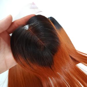 Precio de fábrica 100% Peluca de encaje humano vietnamita virgen cruda Bonestraight Ombre Color naranja Super doble extensiones de cabello dibujado - Product Image 6