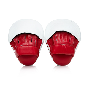 Premium Leather <b>Focus</b> Mitts SFS-FP-010 | Contoured Boxing Punching <b>Pads</b> for Muay Thai, MMA & Kickboxing Training - Product Image 4
