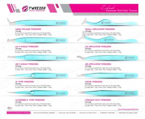 Pince à cils la plus populaire pour les équipements de beauté Poignée confortable avec pointe pointue Matériau en acier de marque privée - Product Image 6