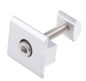 Pince de fixation intermédiaire en aluminium anodisé HOLCOM de haute qualité pour montage solaire, modèle HOL.MC-40T-F1, Vietnam, garantie 10 ans, photovoltaïque - Product Image 2