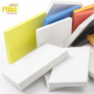 Panneau en mousse PVC WPC blanc, épaisseur 18 mm, densité 0,6 g/cm3, revêtement plastique imperméable, construction intérieure - Product Image 1