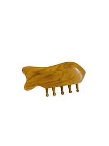 Eco-Friendly Rustic Wooden Gua Sha <b>Face</b> Massager with Solid Acacia Wood Crafts for Muscle Relaxation-New Year Gift - Product Image 6