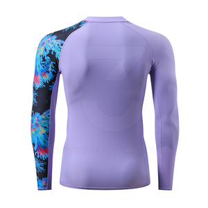 Fabrication sur mesure de rashguards pour hommes avec logo brodé, tissu spandex, couche de compression, fournisseur à bas prix. - Product Image 2