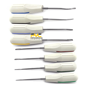 Ensemble de 8 élévateurs de racines luxatrices pour la chirurgie buccale, l'extraction dentaire et les procédures d'extraction dentaire - Product Image 1