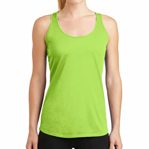 High Quality Cotton/Polyester Jersey Tank <b>Top</b> with Front Logo Customizable Size & Color Breathable Casual Women's Tank <b>Top</b> - Product Image 1