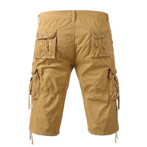 Pantalones Cortos Cargo para Hombre, Diseño Resistente de Algodón Ripstop, Secado Rápido, Múltiples Bolsillos, Cierres Seguros para Trabajo y Uso al Aire Libre - Product Image 2