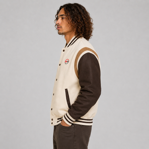 Veste universitaire pour hommes en gros, logo personnalisé, douce, confortable, décontractée, style baseball, streetwear, haute qualité - Product Image 4