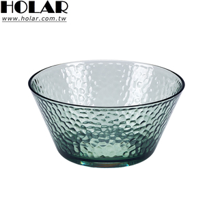 [Holar] Bol à salade en plastique transparent texturé de qualité alimentaire fabriqué à Taïwan pour les restaurants, les cuisines et la maison - Product Image 1