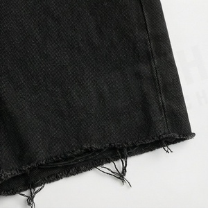 Shorts de Mezclilla Modernos para Mujer, Verano, Formales, Lavados, Desgastados, Cintura Alta, Casuales, Color Personalizado - Product Image 6