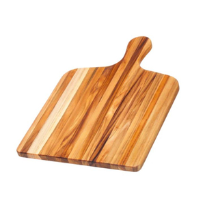 Planche à découper en bois écologique de qualité supérieure avec poignée, bord épais, plateau de service en bois pour fromage et viande - Product Image 1