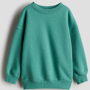 Nouveau Sweat-shirt Femme Tendance 100% Coton Tricoté Col Rond Manches Longues avec Revers Cousus Anti-Plis pour Fille Vêtement d'Automne - Product Image 6