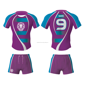 OEM Service 2025 Sublimated New Design High Quality Rugby Football Wear Custom <b>Striped</b> Sport Jersey <b>Polo</b> Sublimation Rugby <b>Shirt</b> - Product Image 3