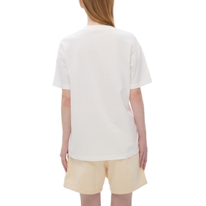 Wholesale <b>Plain</b> <b>White</b> T Shirt Women Heavyweight Cotton Oversized Drop Shoulder Custom Logo Blank <b>Tees</b> Bulk - Product Image 3