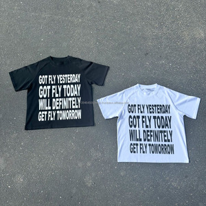 240 GSM luxe poids lourd surdimensionné T-Shirt pour hommes personnalisé goutte épaule Streetwear haute qualité coton lourd personnalisable - Product Image 1