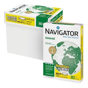 กระดาษถ่ายเอกสาร Navigator A4 คุณภาพส่งออก พื้นผิวเรียบเนียน ให้ผลลัพธ์ยอดเยี่ยมสำหรับเครื่องพิมพ์เลเซอร์และอิงค์เจ็ท - Product Image 1