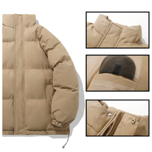 Wholesale Men's <b>Winter</b> Outdoor Warm Breathable Zipper Customized Logo Fashionable Casual Down <b>Jackets</b> - Product Image 1