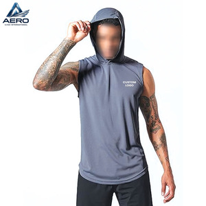 Al por mayor, el mejor material, paquete de 3 sudaderas sin mangas para hombre, camisetas de entrenamiento, camisetas con capucha para musculación, ropa deportiva. - Product Image 4