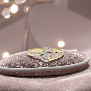 แหวนทองคำ 14K ชุบโรเดียม ประดับเพชรธรรมชาติ ดีไซน์คลาสสิกหรูหรา ลายฉลุแบบเปิด ดีไซน์เกลียว ประดับเพชรแบบพิเศษ - Product Image 5