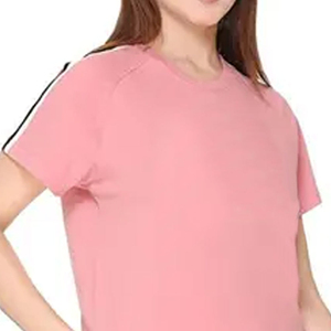 Ensembles décontractés d'été pour femmes : T-shirts et shorts 100 % coton, motifs unis, service OEM/ODM, soldes pour dames - Product Image 6