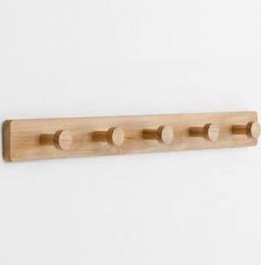 Designer Wooden Entryway <b>Hook</b> <b>Rail</b> - Product Image 3