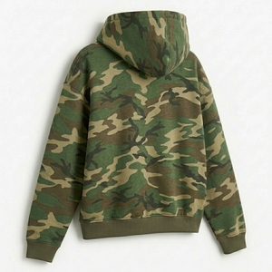 Sweat à capuche zippé pour homme de haute qualité, en mélange de coton doux, veste de sport décontractée avec personnalisation de marque, fabrication directe usine - Product Image 6