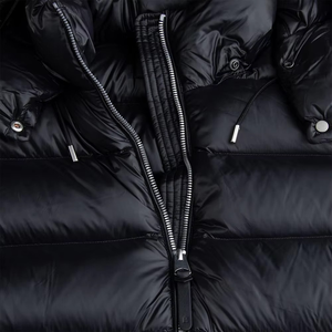 Dernière veste longue matelassée pour femme, résistante à l'eau, avec rembourrage en polyester, chaude et à capuche - Product Image 4