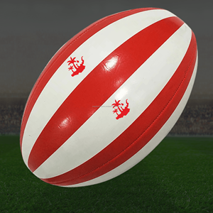 100% Balones de Rugby de PVC impresos personalizados Diseño a medida Globos de Rugby promocionales Promociones de Rugby - Product Image 2