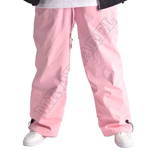 2026 New Fashion Unisex Plus Size Ski Snowboard Pant High Waisted Waterproof Windproof <b>Overalls</b> Drawstring Closure Front - Product Image 6