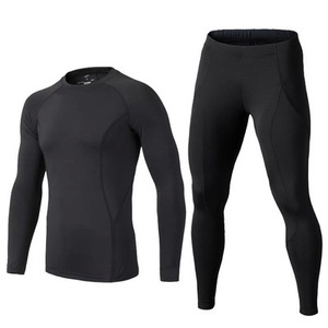 Ensemble de vêtements de sport pour hommes/femmes, t-shirt de course à pied, pantalon de compression, leggings serrés, tenues de yoga, vêtements de fitness pour la salle de sport, 2026 - Product Image 2