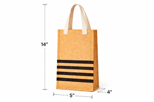 Sac fourre-tout en jute écologique, imprimé rayé, naturel, réutilisable, sac de plage, sac de shopping, petit format, sac cadeau, logo personnalisé - Product Image 4