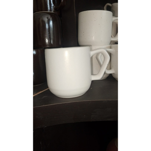 Mug à café en céramique blanc uni avec poignée, impression de logo personnalisée, mug vierge pour sublimation, faible MOQ, directement de l'usine, tasse à thé en porcelaine - Product Image 1