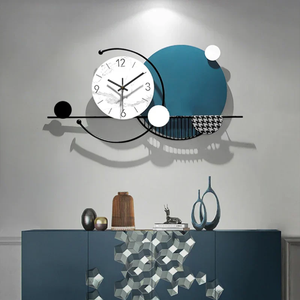 Horloge murale en métal qui améliore la gestion du temps et la décoration intérieure, un décor durable idéal pour les environnements à fort trafic - Product Image 2