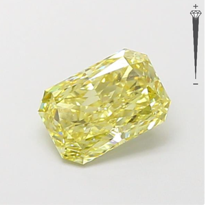 Diamante Cultivado en Laboratorio con Certificación IGI, Corte Radiante de 1.04 CT, Color Amarillo Fantasía, Claridad VVS2, CVD LG 792675381, ROYAL GEMS PARA JOYERÍA - Product Image 4