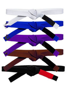 Ceinture de Jiu-Jitsu brodée sur mesure, fournisseur de ceintures BJJ, ceinture de Jiu-Jitsu brésilien standard BJJF pour l'entraînement et la compétition - Product Image 5