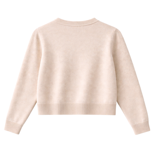 Cárdigan Clásico de Mujer en Lana Merino y Seda, Transpirable, Suave, con Botones al Frente, Manga Larga, para Usar Todo el Año - Product Image 2