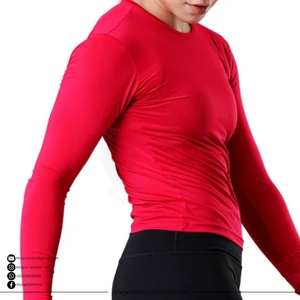 Camiseta Deportiva de Compresión Unisex de Alto Rendimiento, Logotipo Personalizado, Top para Gimnasio y Running, Ecológica, Transpirable, UPF50+, para Entrenamiento Físico - Product Image 4