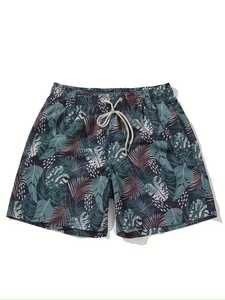 Shorts de bain pour hommes en tissu toile 100 % polyester, séchage rapide, respirants, extensibles, avec poches, pour l'été – Vente en gros - Product Image 5