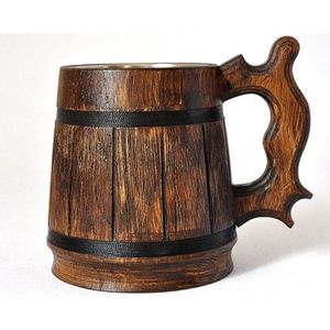 Mug en bois fait main pour le thé, le café et les boissons aux herbes, accessoires parfaits pour le café et le thé, Inde RR ENTERPRISES - Product Image 5