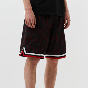 Comfortable Stylish Men's Plus Size Summer Basketball Shorts 100% Polyester with Elastic Waistband Shorts - Product Image 3