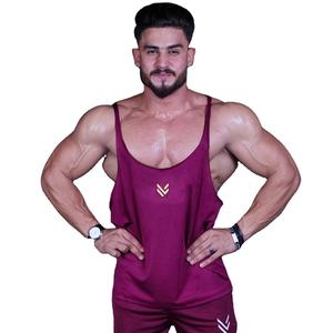 Camiseta sin mangas transpirable para fitness y culturismo, hecha en Pakistán, a cuadros, transpirable, tallas grandes para hombre. - Product Image 1
