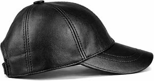 Gorra de Béisbol de Cuero Vacuno de Alta Calidad, Color Beige, Estilo Dad Hat, Sin Estructura, Gorra de Cuero Lisa, Directo de Fábrica - Product Image 5