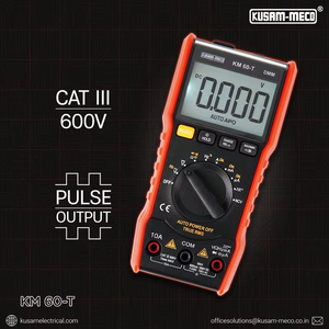 Multímetro KM 60-T True RMS de Alta Precisión para Medir Voltaje, Corriente, Ohmios y Más - Product Image 5