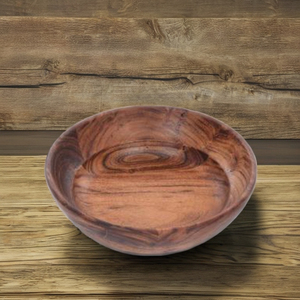 Tazón de Madera para Servir Ensaladas o Frutas, Tazón de Servir de Lujo para Bodas y Fiestas, Vajilla Moderna, Plato para Servir Frutas - Product Image 1