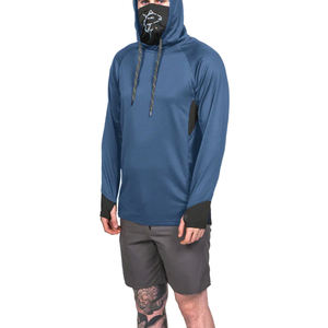 Sweat à capuche de pêche haute performance pour homme, respirant, anti-humidité, protection solaire UPF 50, équipement de pêche professionnel - Product Image 5