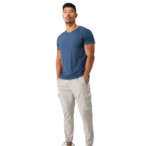 Pantalones Cargo Deportivos Ligeros para Hombre, Corte Ajustado, con Múltiples Bolsillos, Suministro al por Mayor Personalizado OEM - Product Image 3