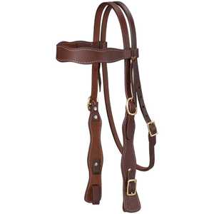 Harnais en cuir marron pour cheval avec design embossé, conchos argentés, style western, finition premium, facile à porter, taille personnalisable - Product Image 2