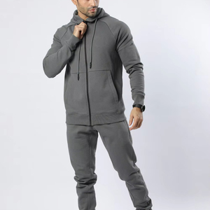 <b>Oversized</b> Tracksuit Streetwear <b>Jogger</b> Set Hoodie Set Unisex Cotton Fleece Y2K Retro Custom OEM ODM Wholesale Manufacturer - Product Image 1