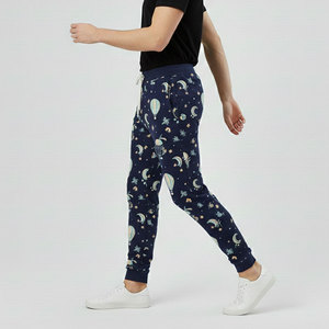 กางเกงวอร์มพิมพ์ลายคุณภาพสูงสำหรับผู้ชาย สวมใส่สบายมีสไตล์ เหมาะสำหรับกิจกรรมกลางแจ้ง - Product Image 4